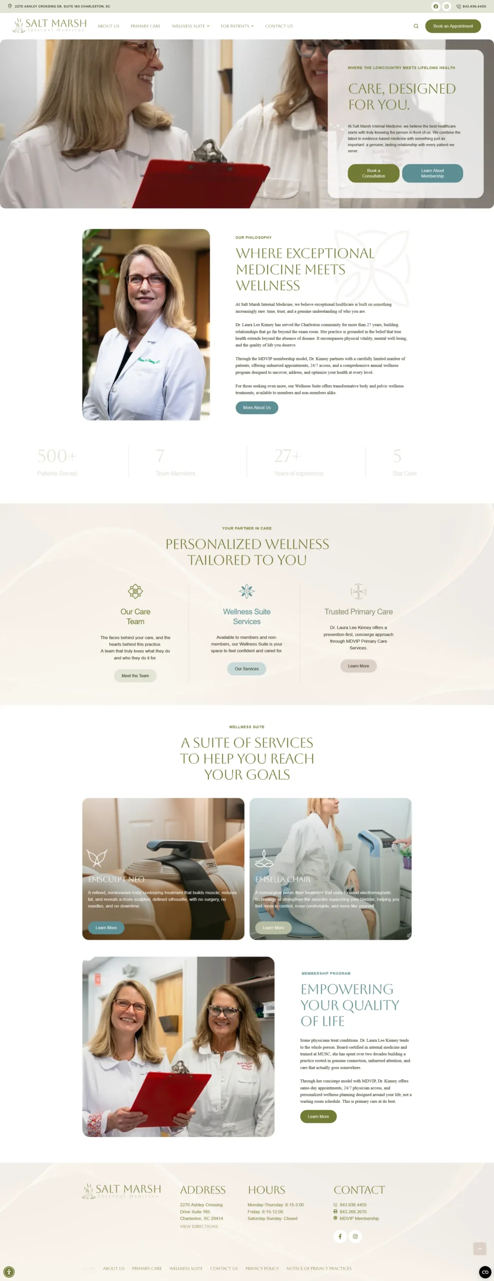 Salt Marsh Internal Medicine